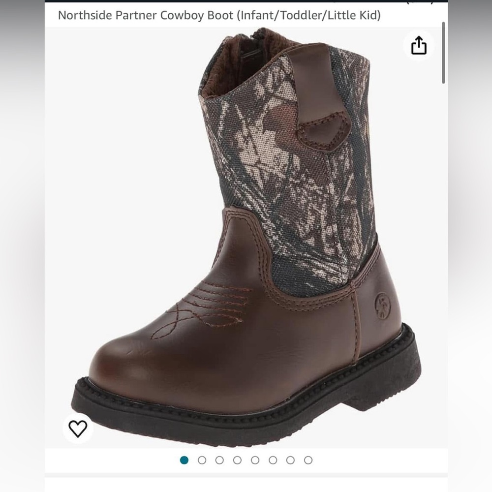Northside partner cowboy boot kids size 10
